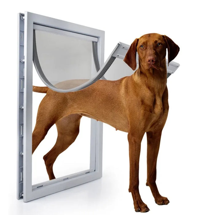 Pet Door for Doors High Quality ABS Flame PVC Enter Outer Flap Door Anti Raining Door Cover Extra Insulated & Cold Weather