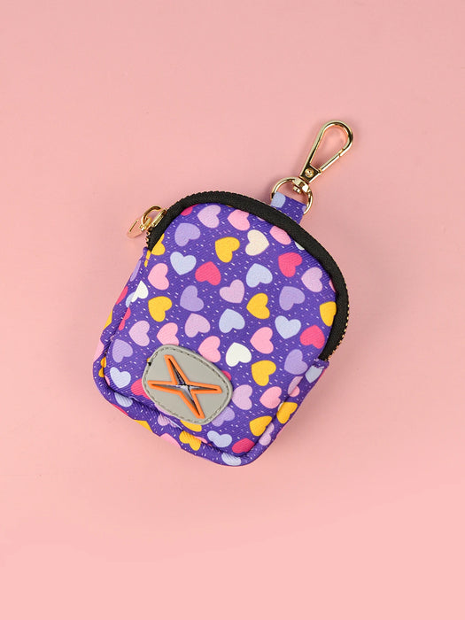1 Pcs Valentine's Day and New Year's gift For Dog High Quality Designer Cute Pattern Gold Metal Hardward Dog Poop Bag Holder