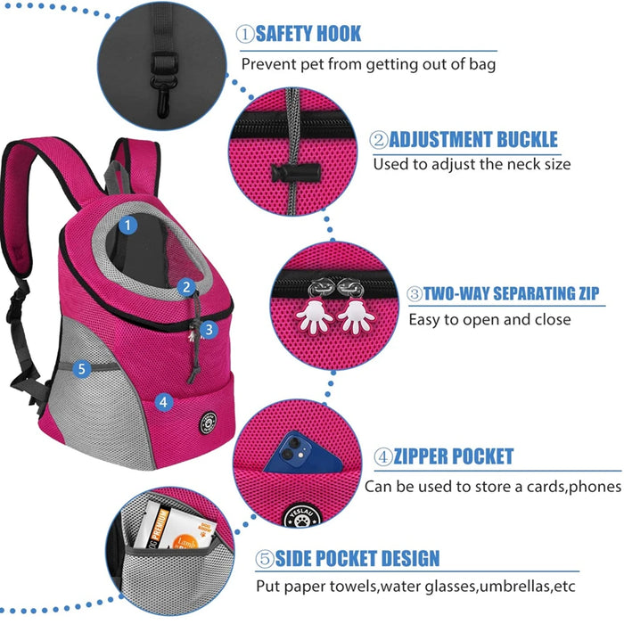 Dog Transport Backpack Dog Carrier Bag Pet For Small Dogs Travel Breathable Dog Carrier Puppy Carrier Pets Carrying Supplies