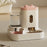 Automatic Feeder Cat Dog Food Bowl With Water Fountain Pet Large Capacity Raised Stand Dish Bowl For Cat Drinker Accessories