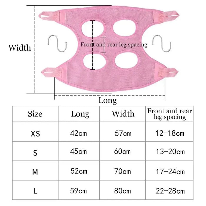 Cat Grooming Nail Cutting Anti Scratch Bite Fixed Bag Bath Trimming Restraint Bag Pet Beauty Hammock Hanging Pet Supplies