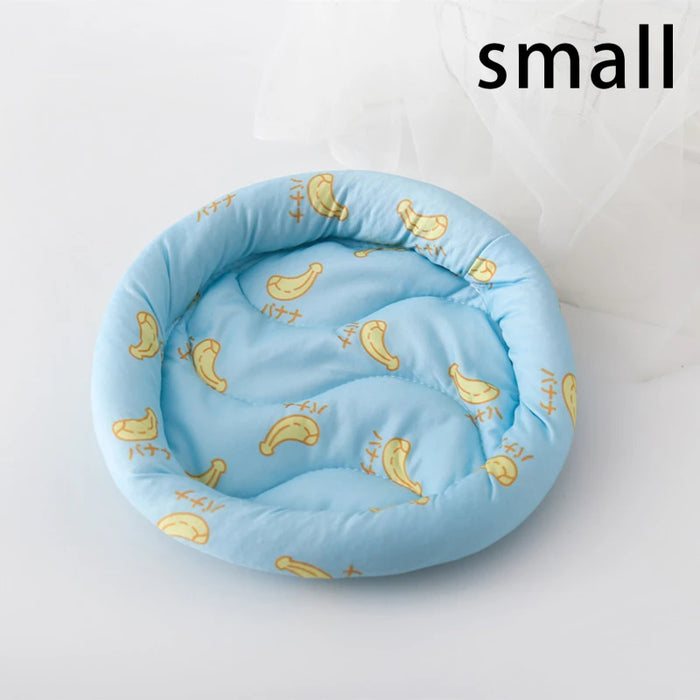 Round Hamster Bed Comfortable Sleep Mat Pad for Hedgehog Squirrel Mice Rats Guinea Pig Chinchilla Small Animal Soft Cushions