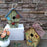 Bird House Birdcage Painting Outdoor Garden Yard Hanging Cottage Feeder Nest Crafts Birdhouse Pet Products Bird Accessories