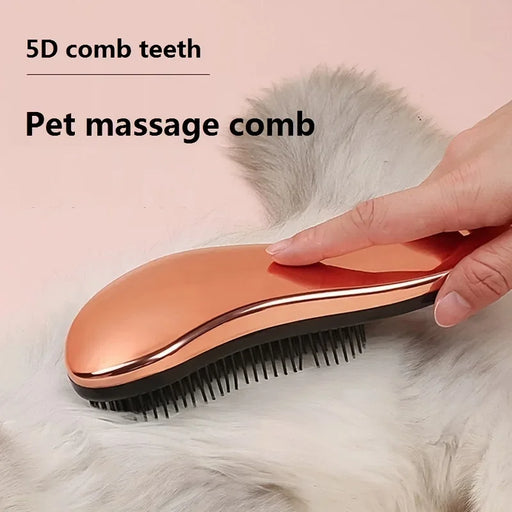 Dog Grooming Comb And Massage Brush,Cat Dog Hair Removal Brush Removes Pet Hair Brush For Dog And Cat Grooming Tool Pet Supplies