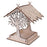 Bird House Feeding House DIY Outdoor Wooden Bird Feeder Hanging Assembled Bird Cage House Pet Supplies For Garden Yard Decor