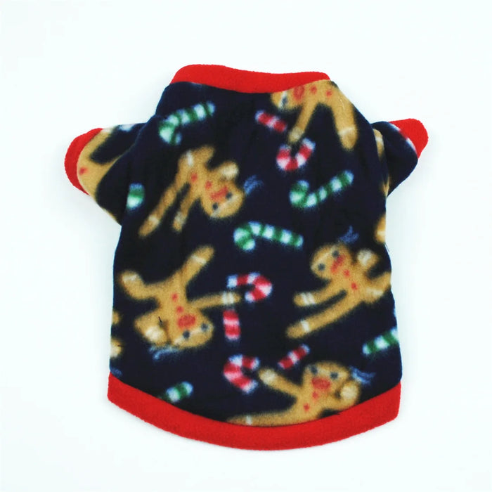 Warm Winter Dog Clothes Soft Fleece Pet Clothes Christmas Dog Coat Jacket New Year Chihuahua Dogs Pets Clothing Roupa Cachorro