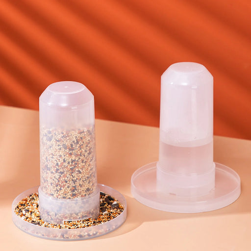 Automatic Bird Feeder Parrot Water Dispenser Parakeets Budgie Cockatiel Feeding Bowl for Finch Foraging Feeders