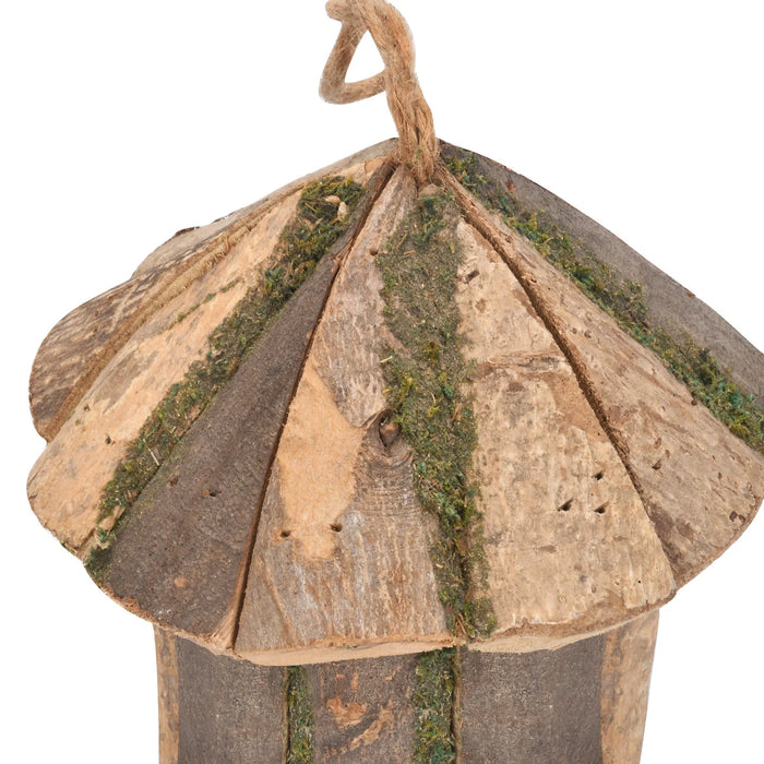 Hanging Bird House for Bird Breeding Outdoor Decorative Bird Nest Box for Small Feathered Bird Nature Lover Favor Weatherproof