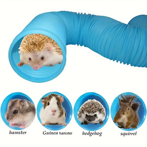 Small Pet Fun Tunel Telescopic 100cm Pipe Ferret Supplies Training Channel Tubes Hamster Toys Small Hamster Accessories