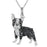 Exquisite Cute Yorkshire Pendant Necklace Women's Elegant Pet Puppy Jewelry Animal Accessories Birthday Gifts for Dog Lovers