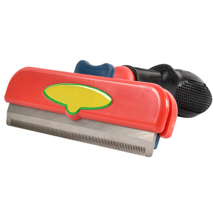 Pet Grooming Brush Cat Comb Shedding Rake Pet Hair Remover Brush Hair Grooming Tool Pet Fur Trimming Dematting Brush