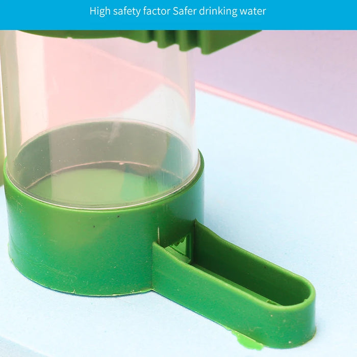 Bird Feeder Water Drinker Automatic Drinking Fountain Pet Parrot Cage Bottle Drinking Cup Bowls Pet Bird Supplies Dispenser