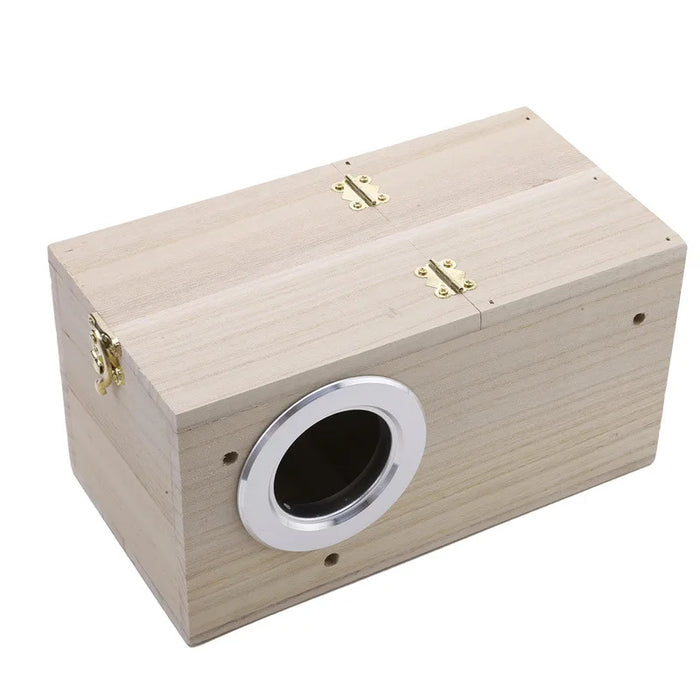 High Quality Wooden Bird Cage Nesting Box Breeding Hatching Nest for Parakeet Budgies Cocktail Finch Lovebird Parrot Birdhouse