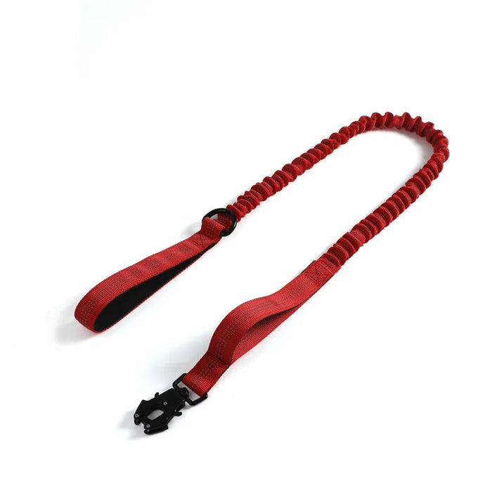 Reflective Shock Absorbing Pet Leashes with Car Seatbelt for Large Dogs Heavy Duty Tactical Bungee Dog Leash No Pull Dog Leash