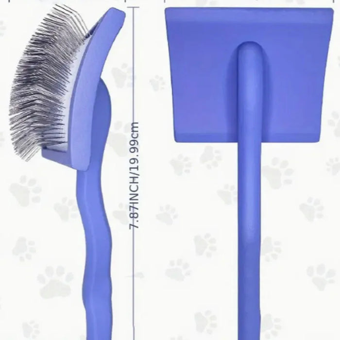 Pet Grooming Hair Remover Brush Manual Household Beauty Hairbrush Long Handle Professional Reusable Deshedding Rake