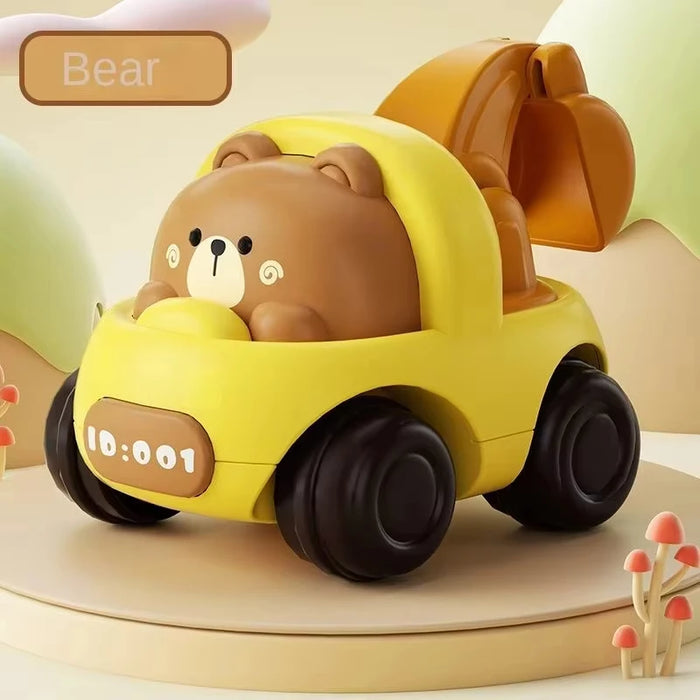 Animal Car Baby Toys for 1 2 Year Boys Space Infant Push and Go Car Toy  for Toddlers1 2 3 Year Kids Girl Boy Birthday Gifts