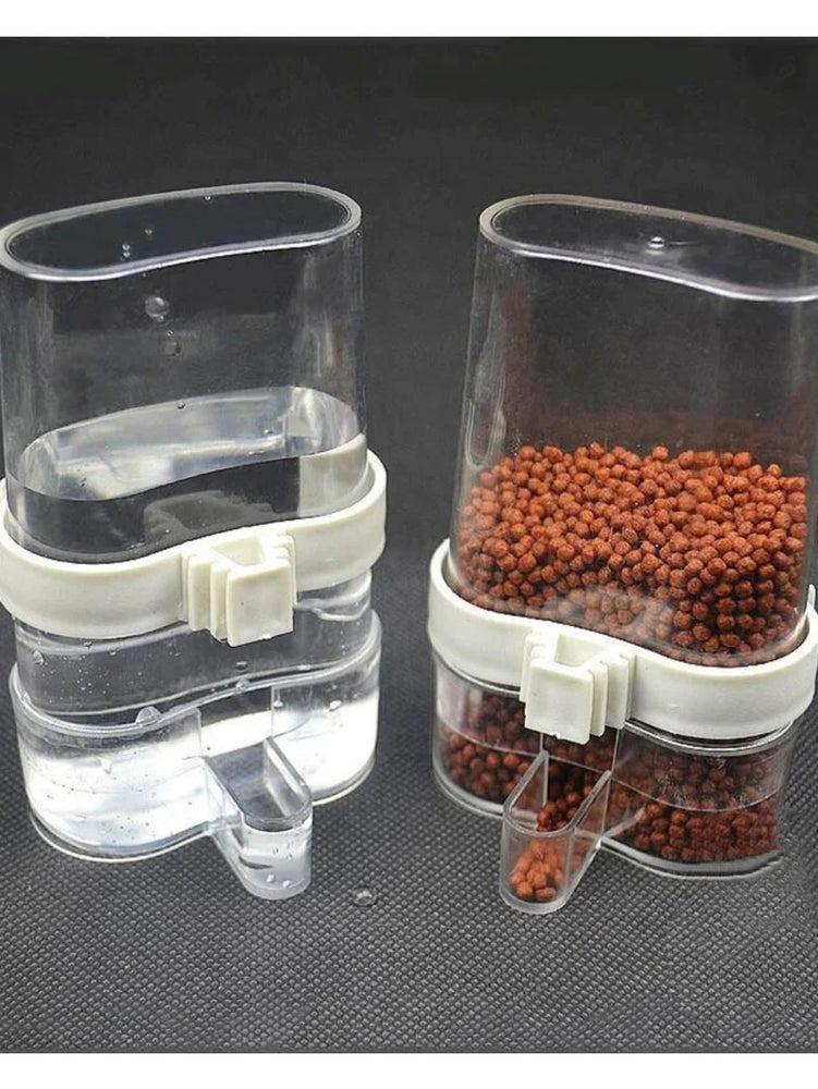 Bird Water Dispenser Bird Food Feeder Automatic Parakeet Bird Waterer Food Feeder Dispenser For Parrot Bird Cage Accessories