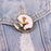 Sleeping Ferret cuddling a teddy bear comfort cuteness sweet dream Hard Enamel Pin