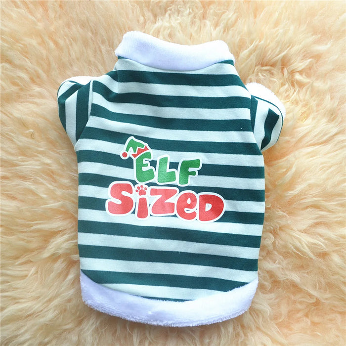 Warm Winter Dog Clothes Soft Fleece Pet Clothes Christmas Dog Coat Jacket New Year Chihuahua Dogs Pets Clothing Roupa Cachorro