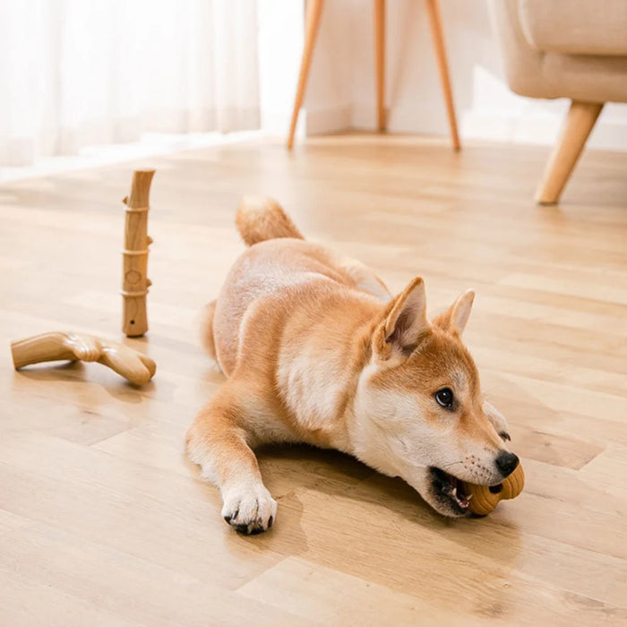 Deer Antlers Chew for Dogs Chew Toys for Large Breeds Training Pets Object Toys Durable Chew Toys Tough Wooden Stick Toy
