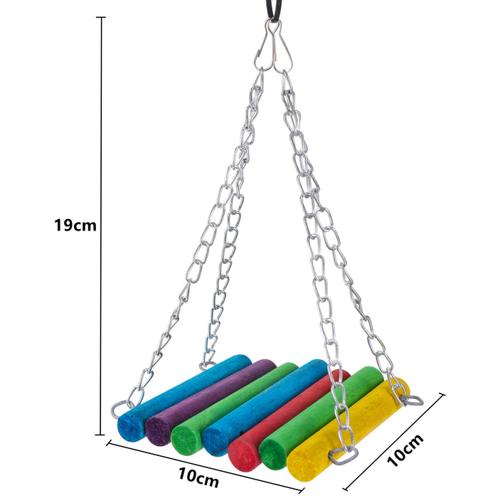 Parrot Bird Toys Accessories Articles Parrot Bite Pet Bird Toy For Parrot Training Bird Toy Swing Ball Bell Standing