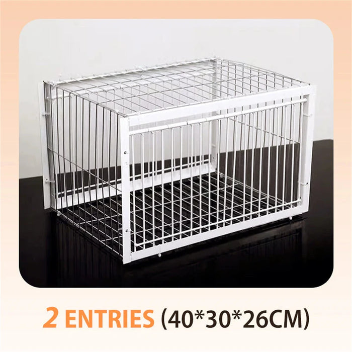 New Auto Trap Bird Cage Rabbit Cage Mouse Cage Entry Only and No Exit Thickened and Encrypted Automatic Pigeon Collecting Tool