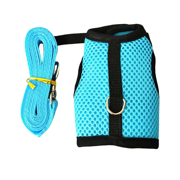 Pet Supplies Vest Harness Leash For Hamster Rabbit Squirrel Guinea Pig Ferrets Small Animal Harness Traction Rope Pet Suppliers