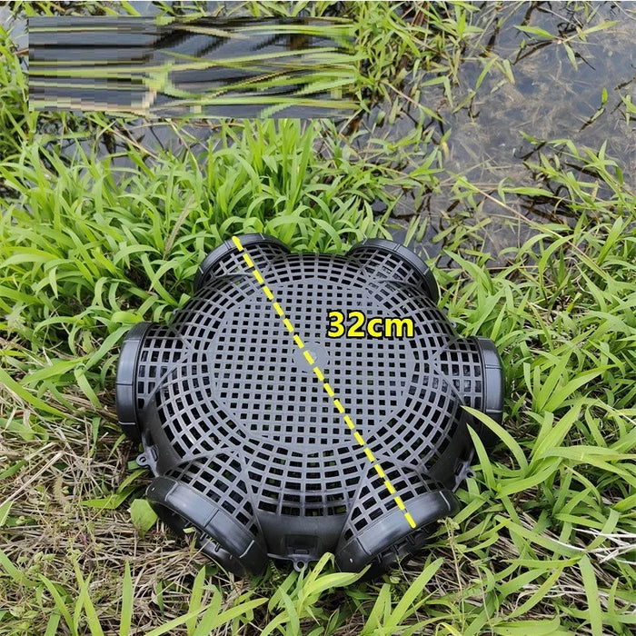 Black Fish Net Cage Fishnet Finless Eel Loach Trap Fishing Pot Durable Plastic Container Mud Cage Container Fishing Traps