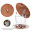 Wild Bird Feeder Hanging with Roof for Garden Yard Outside Decoration Outdoor Feeding Tool Squirrel proof Seed Nut Container