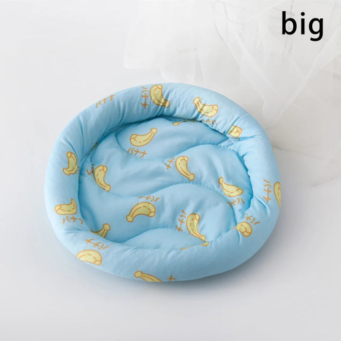 Round Hamster Bed Comfortable Sleep Mat Pad for Hedgehog Squirrel Mice Rats Guinea Pig Chinchilla Small Animal Soft Cushions