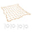 Birds Swing Ladder Toys Hemp Rope Net Pet Parrot Birds Chew Play Climbing Ropes with Hook Pet Accesorios for Bird Indoor Toy