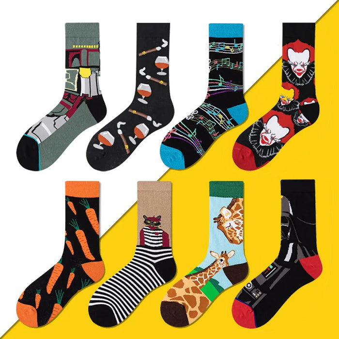 Animal Lover Gifts for Men Women Boys Girls - Funny Giraffes,Hedgehogs,Dogs Socks