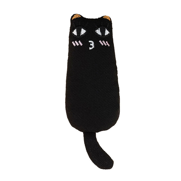 Funny Interactive Crazy Cat Toy Pet Kitten Chewing Teeth Grinding Catnip Toys Claws Thumb Bite Cat Mint Game Playing Pillow