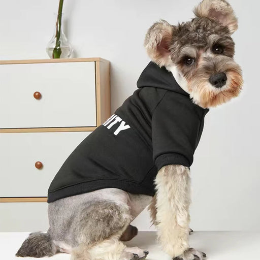 Dog clothes Pet clothes Popular fashion Hoodie Large, medium and small pet clothes Casual warm dog clothes security