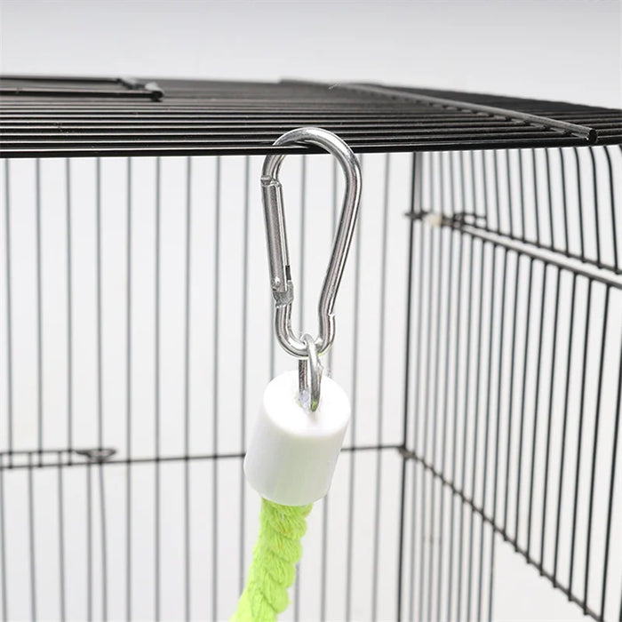 Parrot Climbing Ladder Rotating Swing Climb Toys Ladder Birds Cage Decoration Hanging Standing Pole Bird Accessories Supplies