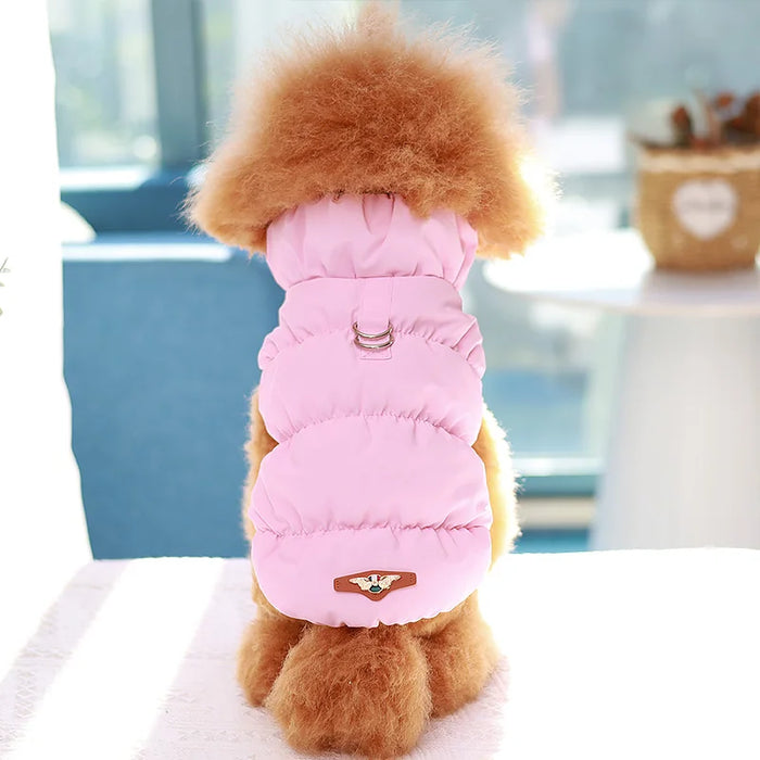 Warm Dog Clothes Vest Soft Cotton Coat Pet Jacket Puppy Chihuahua Poodle Pug Turtleneck Outfit French Bulldog Clothes Cat Coats