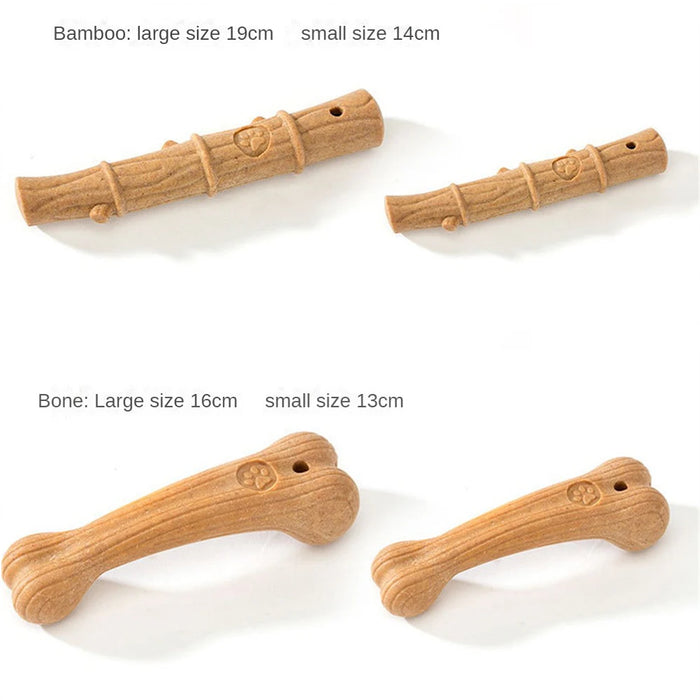 Bone Molar Dog Toy Indestructible Deer Antlers Log Color Wood Plastic Household Tools Dogs Chew Toys Tough Durable Aggressive