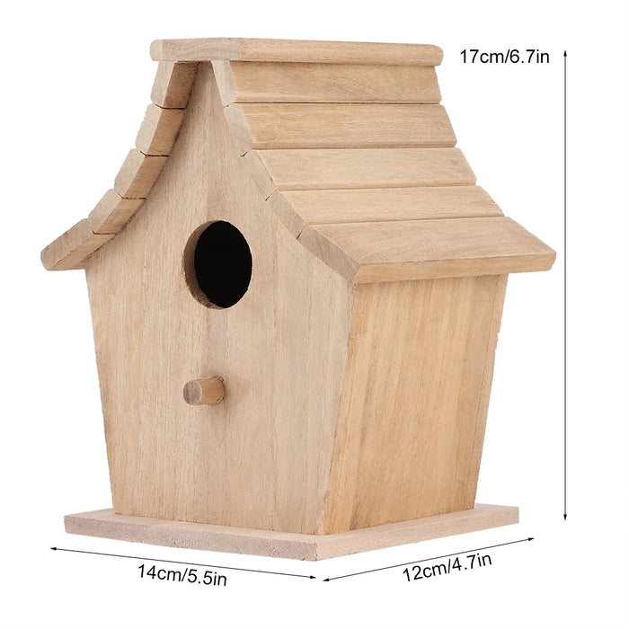Wood Bird Houses Breeding Box Hanging Birds House Pet Supplies For Parrots Budgerigar Small Birds