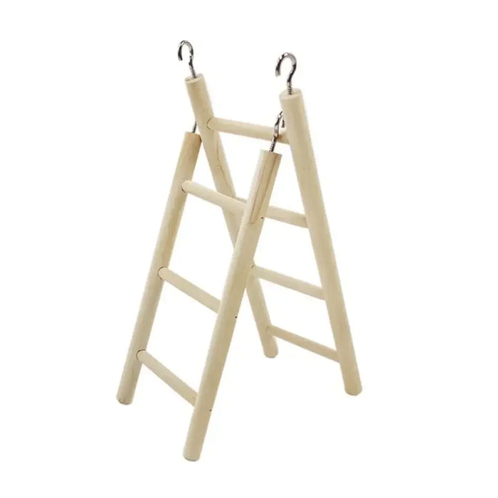 1PC Birds Toy Wooden Ladders Swing Scratcher Perch Climbing 3/4/5/6 Ladder Bird Cage Hamsters Parrot Toys Hanging Pet Supplies