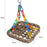 Birds Cage Accessories Bite resistant Wear resistant for Parakeets Parrot Hammock Bird Perch Bird Hanging Bed Parrot Swing Toys