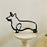 Dog Cat Minimalist Art Sculpture Decor Gift Metal Decor Modern Home Office Accessories Animal Shape Ornament Dropshipping