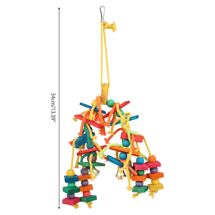 Bird Toys Handmade Bird Foraging Toys Fun Parakeet Toys Portable Parakeet Foraging Toy Parrot Chewing Toy Bird Parrot Toy 1x7.9