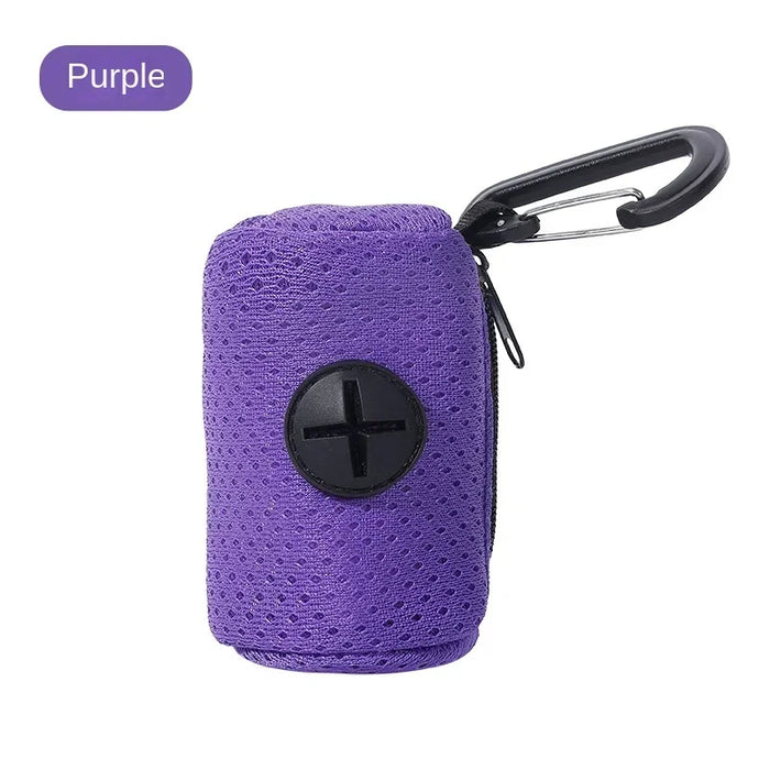 Dog Poop Bag Carrier Portable Pet Waste Bag Dispenser Luxury Stylish Dog Garbage Holder Dispensers Cleaning Supplies