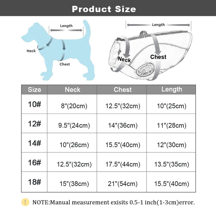 Warm Winter Pet Dog Clothes For Small Dogs Pets Puppy Reflective Coat French Bulldog Outfit Waterproof Jacket Chihuahua Clothing
