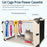 Large Cat Exhibition Cage For Show  Foldable Cattery Delivery Room Professional Cat Racing Cage