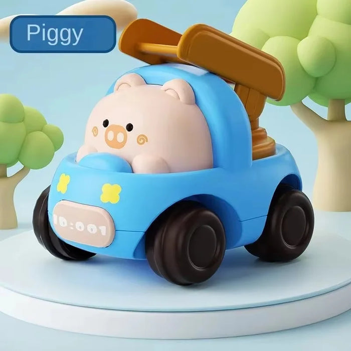 Animal Car Baby Toys for 1 2 Year Boys Space Infant Push and Go Car Toy  for Toddlers1 2 3 Year Kids Girl Boy Birthday Gifts