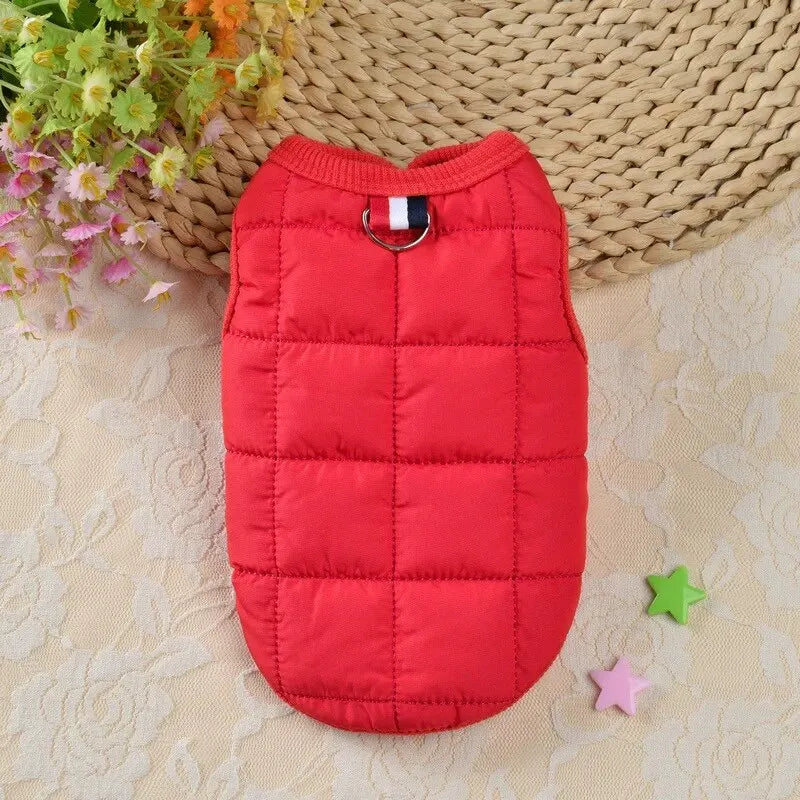 Pet Dogs Clothes Winter Cotton Dogs Vest Coats Windproof Warm For Small Medium Dog Clothing Puppy French Bulldog Chihuahua Perro