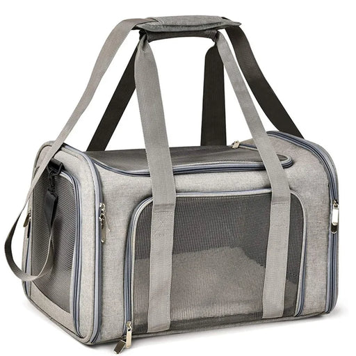Dog Carrier Bag Soft Side Backpack Cat Pet Carriers Dog Travel Bags Airline Approved Transport For Small Dogs Cats Outgoing