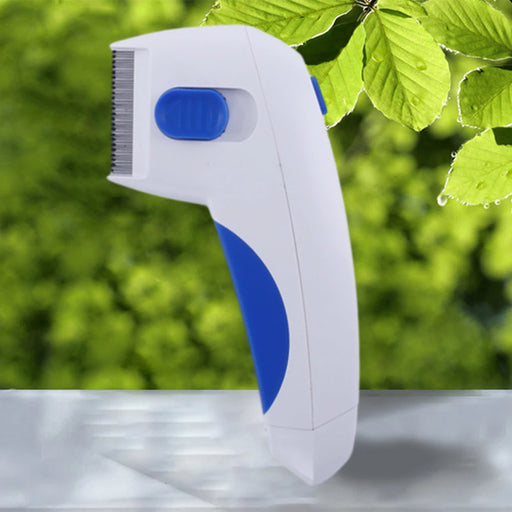 Safe Electric Flea Zapper Comb for Pets - Chemical-Free Solution for Flea Removal