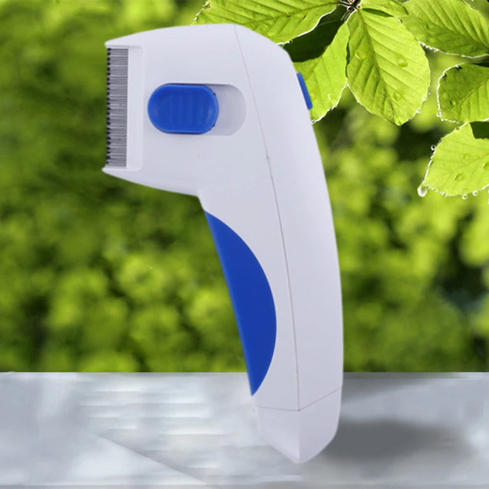 Safe Electric Flea Zapper Comb for Pets - Chemical-Free Solution for Flea Removal